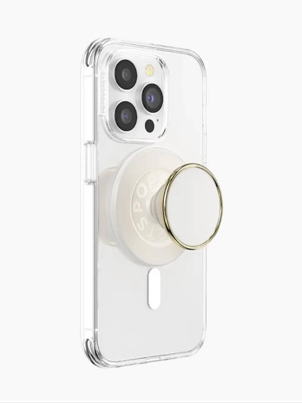 Popsocket - Round Enamel Coconut Creme MAGSAFE PopGrip